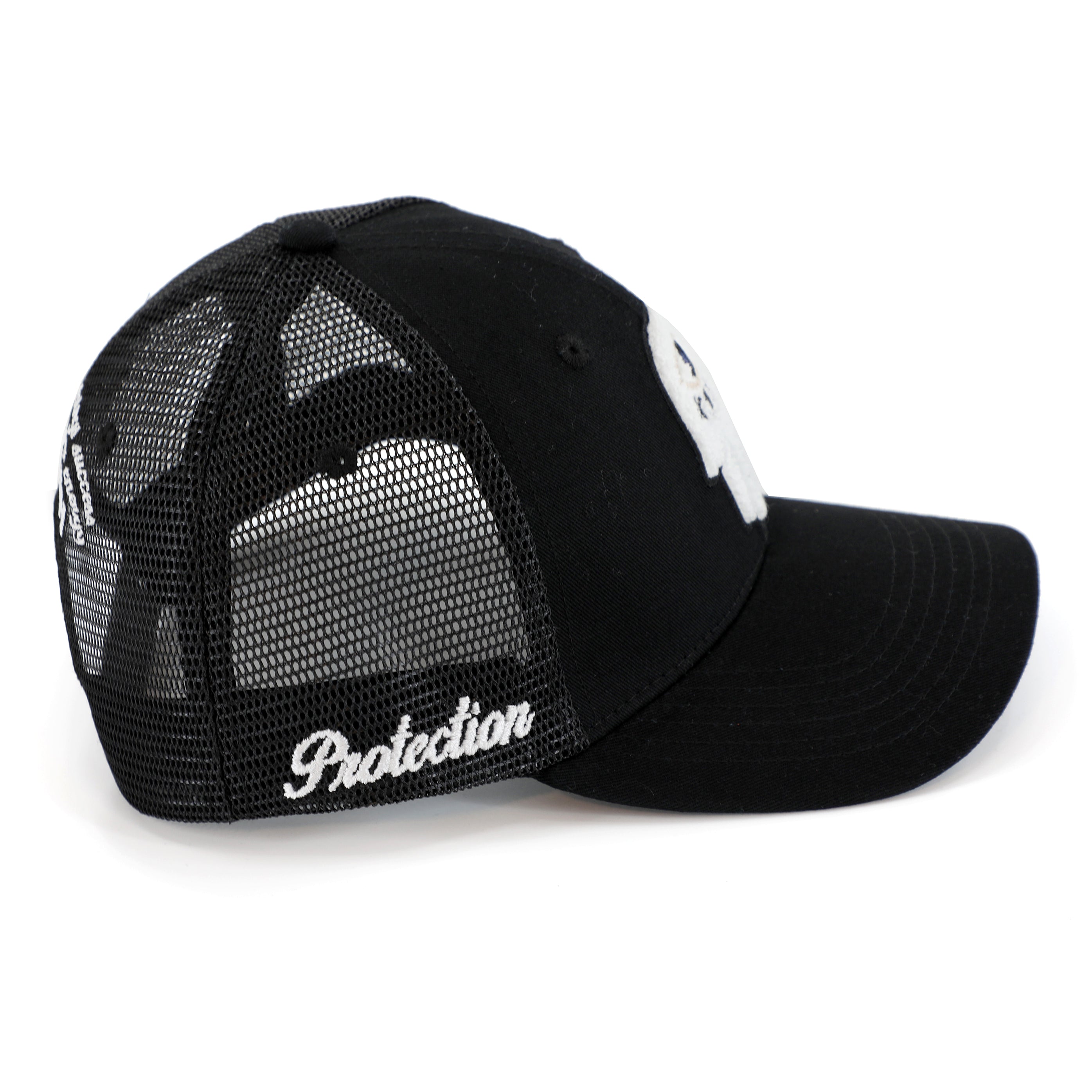 KASH SNAPBACK W| CHENILLE HAMSA - BLACK