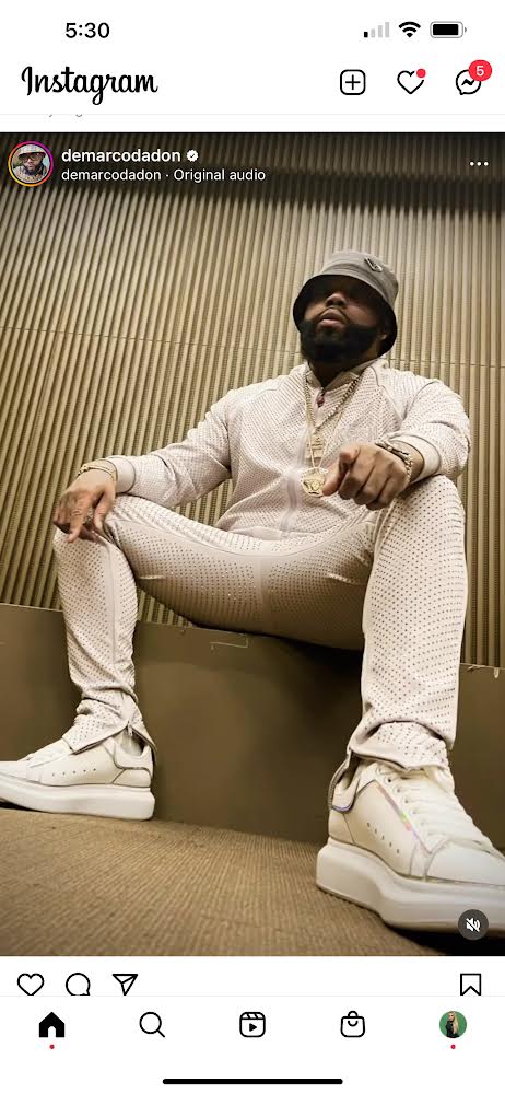 KASH ALL OVER DIAMOND TRACK PANTS - BEIGE