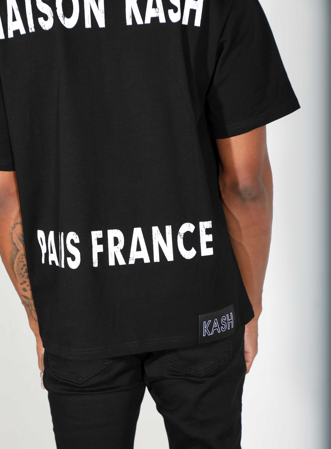 Maison Kash Tee -Black