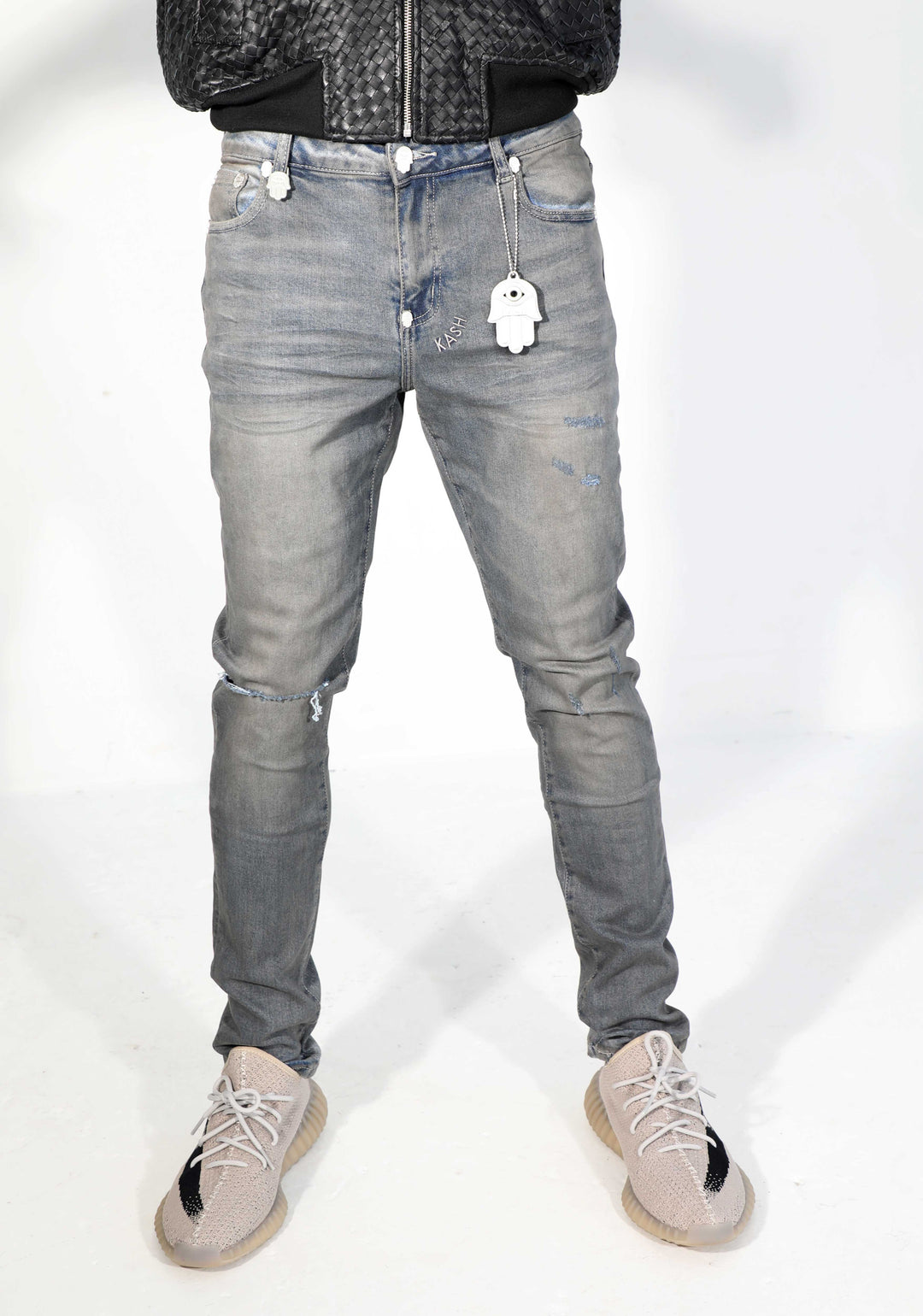 KASH Hamsa-24-S STACKED Denim - Deep Grey