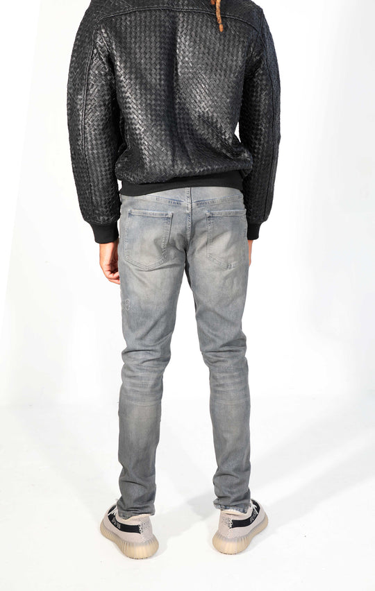 KASH Hamsa-24-S STACKED Denim - Deep Grey