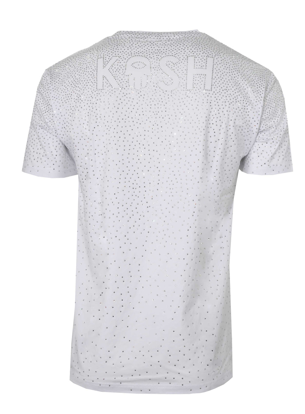 KASH LOGO DIAMOND TEE - WHITE/CLEAR