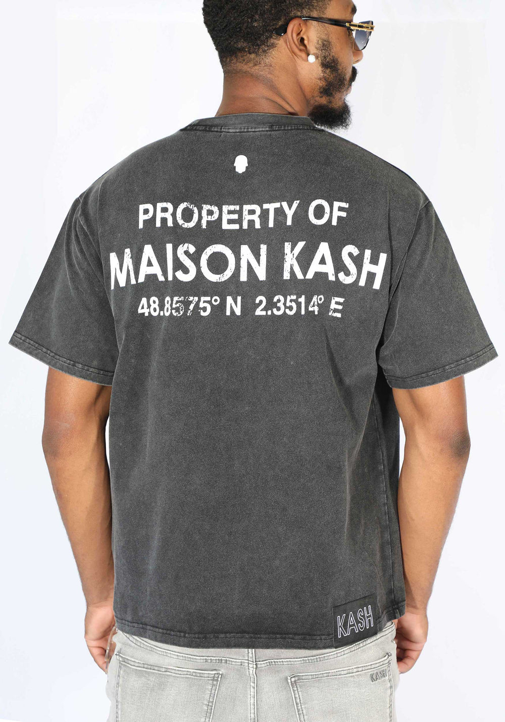 Product of Maison Kash Tee - Grey Wash