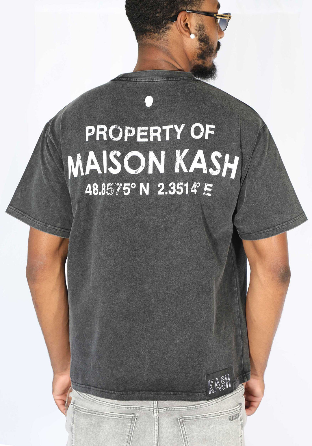 Product of Maison Kash Tee - Grey Wash