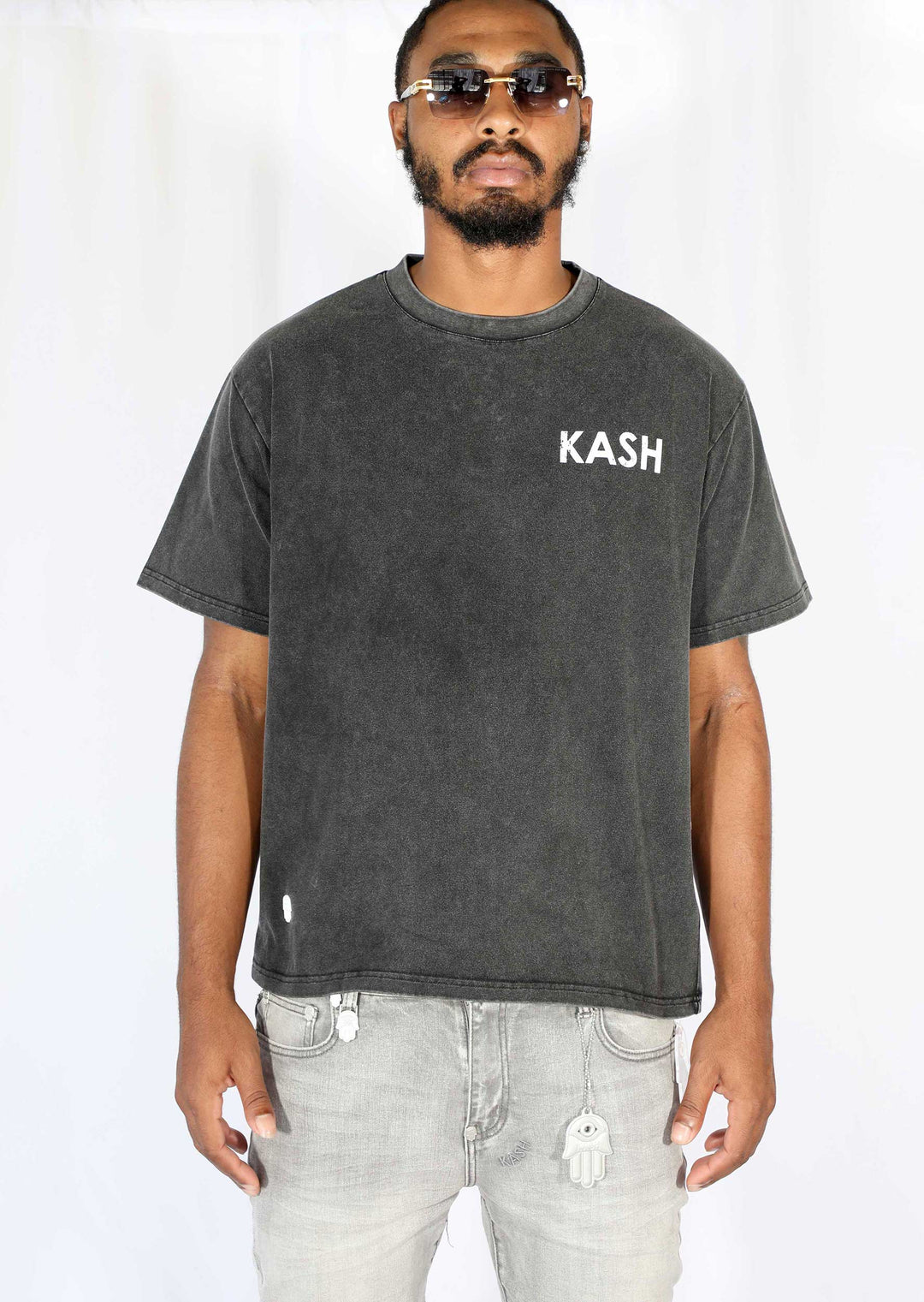 Product of Maison Kash Tee - Grey Wash