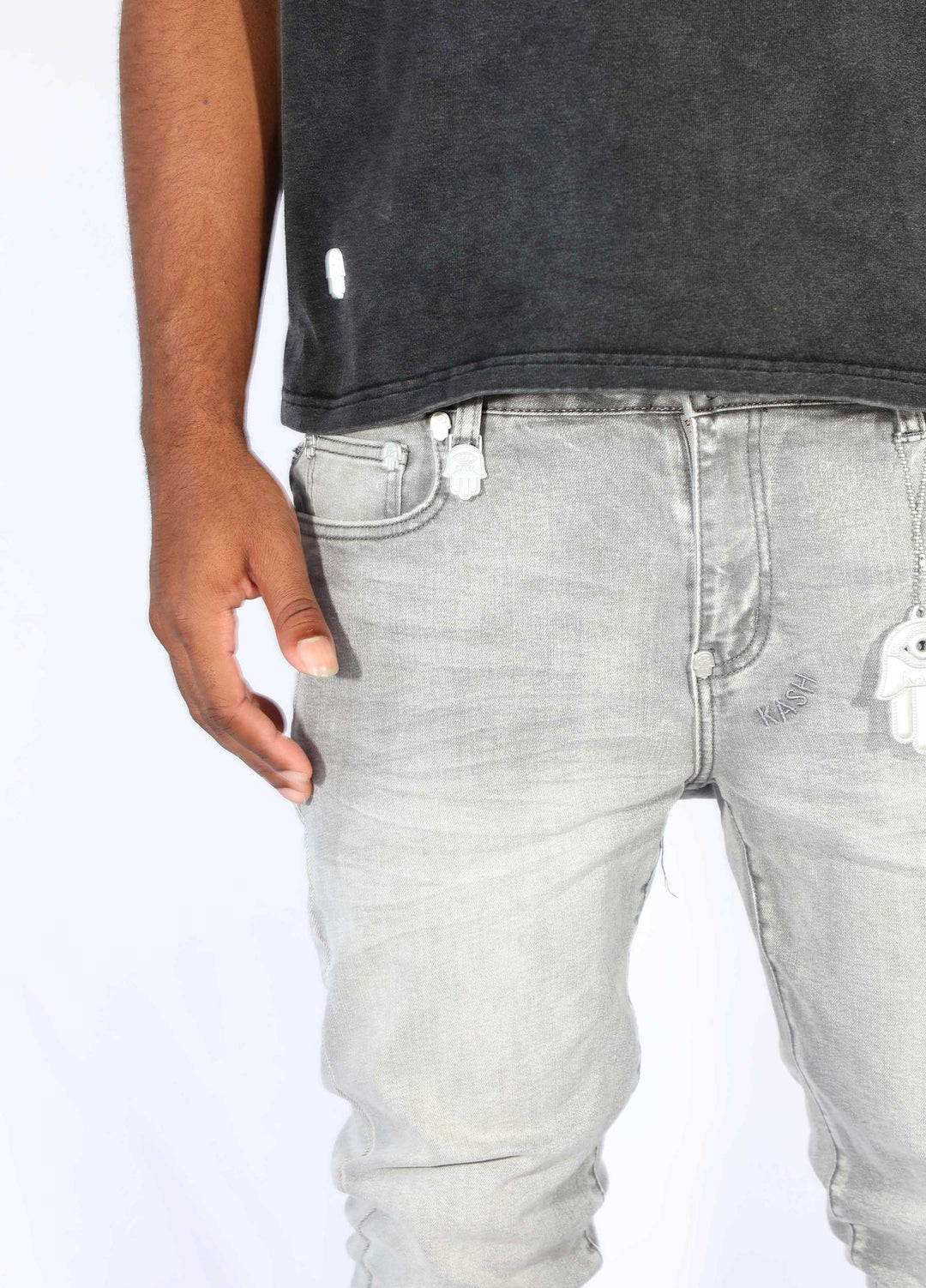 Product of Maison Kash Tee - Grey Wash
