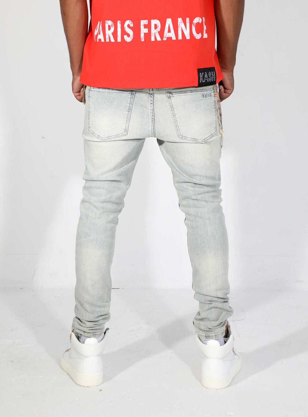 KASH Hamsa-25 SKINNY Denim - Light Blue