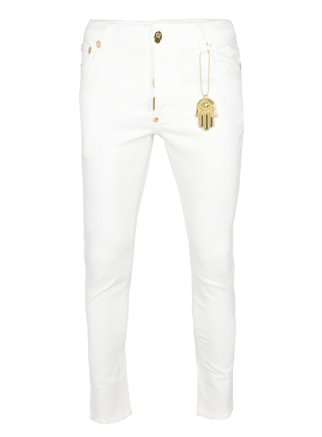 KASH Hamsa White Skinny Denim