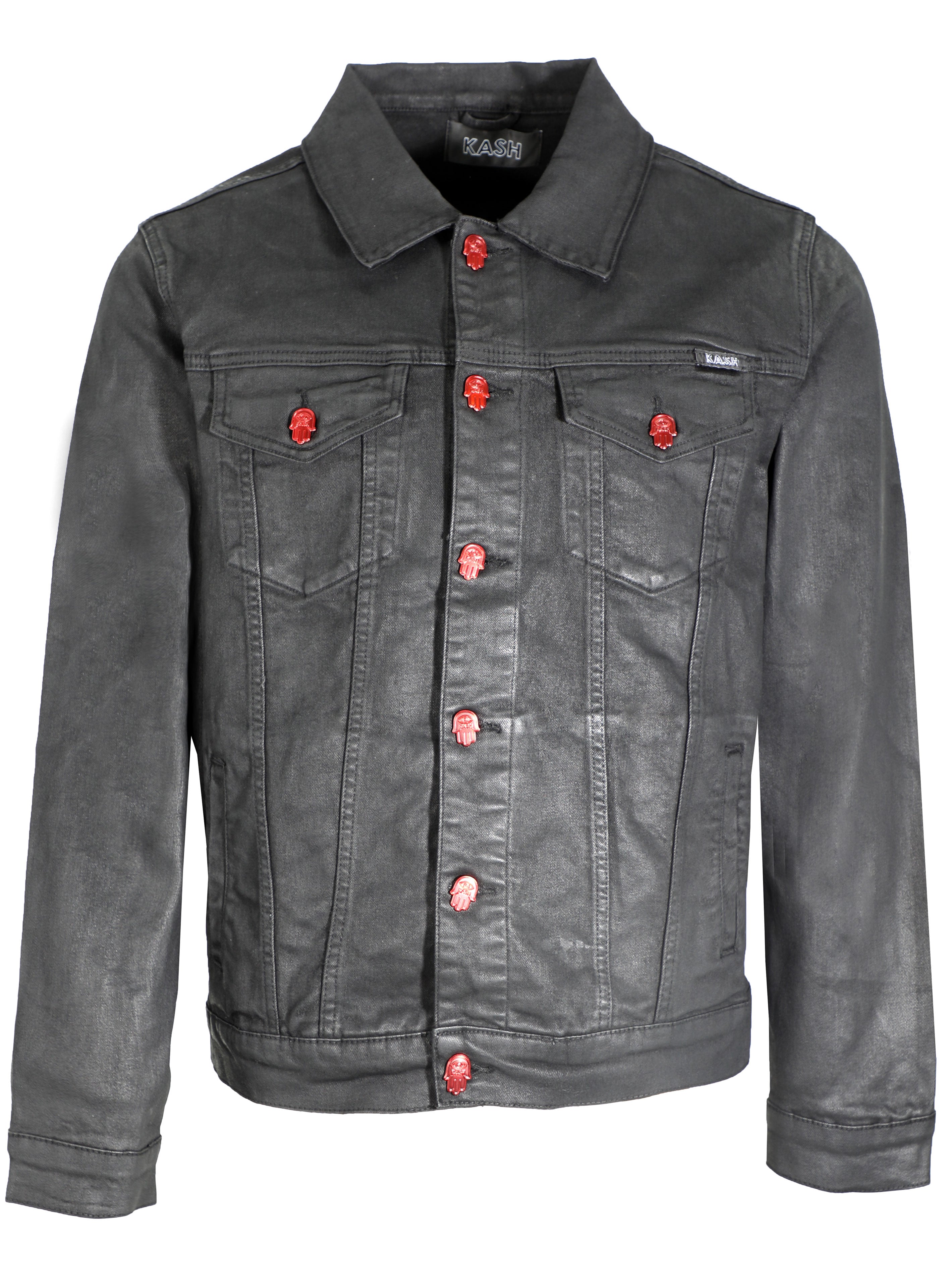 Kssh Black Wax Jacket- Black – KASHPARIS Kssh Black Wax Jacket- Black – KASHPARIS