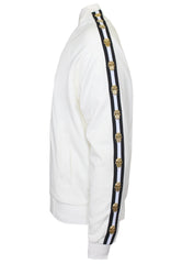 KASH Icon Track Jacket with HAMSA Hand|White
