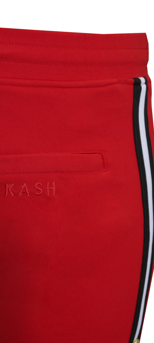 KASH Icon Track Pants with HAMSA Hand| Red
