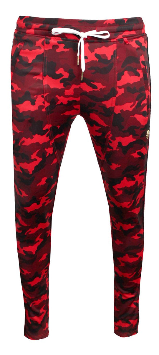 KASH Camouflage Track Pants | Red