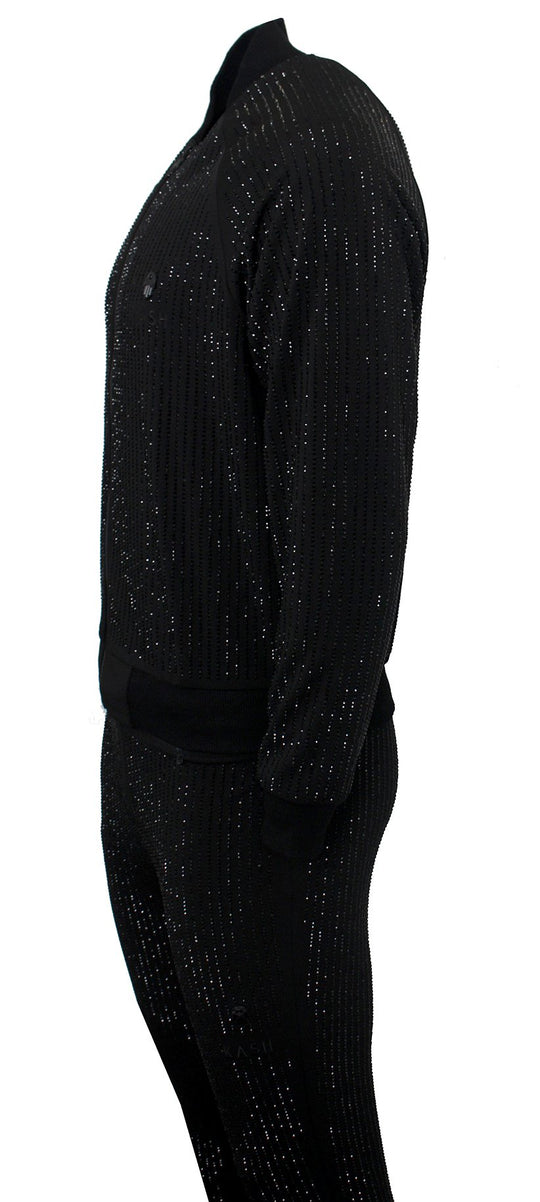 Kash Diamond Collection Track Pants- Black