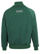 Kash All Over Diamond Track Jacket Zip Closure Color: Green 100% Polyester Wrinkle Free Material Fits true to size