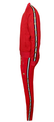 KASH Icon Track Jacket with HAMSA Hand| Red